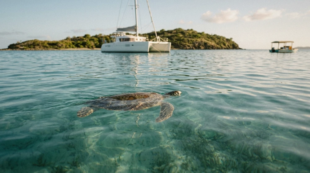 Turtles, Pizza Pi & Sunset Sail St. Thomas: Full-Day Review